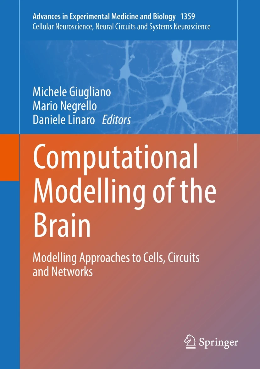 Front cover of the textbook 'Computational Modelling of the Brain'.